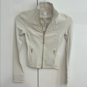 Lululemon define cropped jacket nulu Bone/Gold